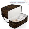 Leopard Print Gold Skin Large Weekender Overnight Bags Travel Duffel