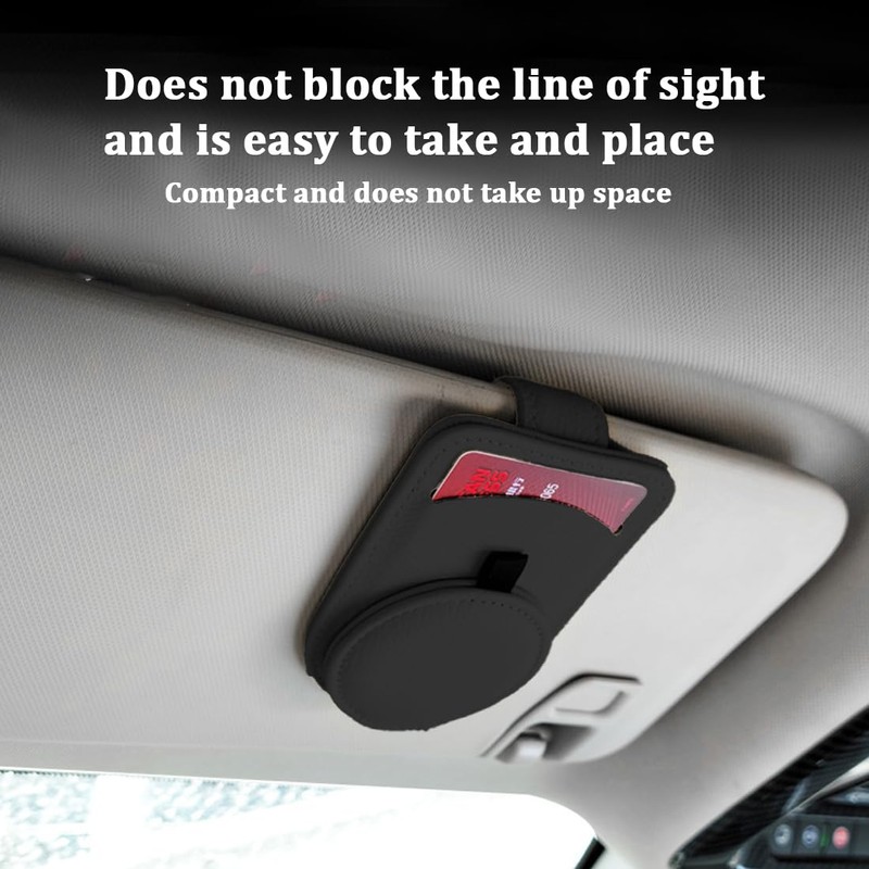 Glasses Holder for Car Sun Visor, 1 Piece Glasses Holder