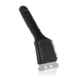 BBQ Essential Barbecue Cleaning Brush with Scraper and Brass Bristles