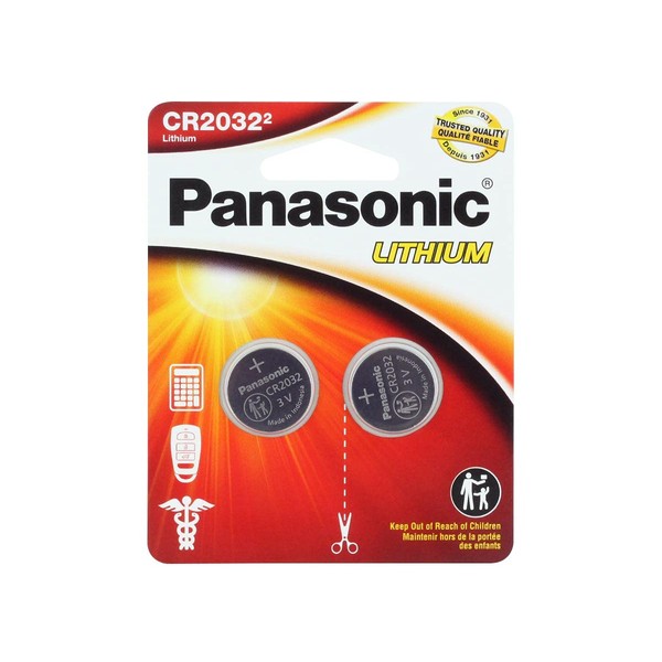 Panasonic Specialist Lithium Coin Batteries Cr2032L X 2