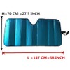 Car Windshield Sunshade-Thicken 5-Layer Bubble Block Heat and Sun UV