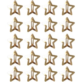Meltryllis Hair Clip, Star, Hairpin, Moderate, Fashionable, Set of 20, Patching Pins, Hair Clips, Hair Clips, Bangs, Hair Ornaments, Kids, Adults, Clips, Cute, Hair Accessories, Gold