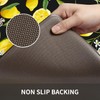 FYATHM Kitchen Mats Lemon Kitchen mats for Floor Anti Fatigue