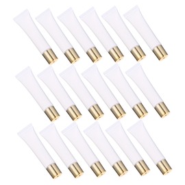 Mikinona 50pcs Lip Tubes for Lip Balm Transparent Squeeze Cosmetic Containers Leak Design and Makeup Applications