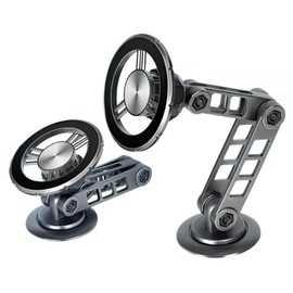 Coverzone Manyetik Telefon Tutucu, 360° Dönen Süper Güçlü Mıknatıslı Telefon Tutucu, Ayarlanabilir Araba Standı Tüm Akıllı Telefonlar için Eller Serbest (UN-166)