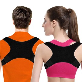 ISEFUJI Posture Supporter, Hunchback Belt, Posture Belt, Rolled Shoulder, Back, Shoulder Belt, Breathable, Adjustable, Unisex, Easy to Wear (M)