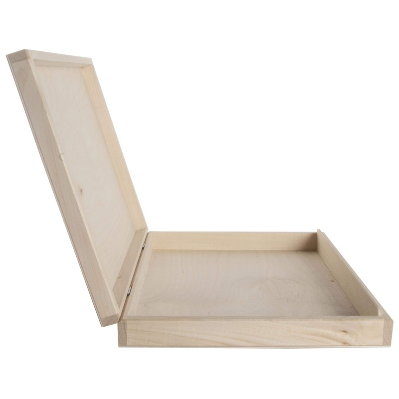 Rectangular Wooden Box to Decorate | 32.5 x 25.5 x