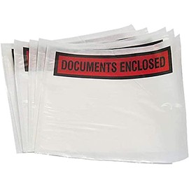 50 X A5 Printed Document Enclosed Wallets. Pack of 50. A5 (Approx 225mm x 165mm), Waterproof Self Sealing Packing Envelopes. Postage Pouches for Securing Important Documents. Pack of 50