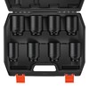 VEVOR Axle Nut Impact Socket Set - 1/2" Drive Deep