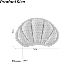 JUTOSU Heel Pad, Cushion Pad, Heel Protection Pad, Shoe Heel Protection Pad, Anti-Slip Pad, Anti-Slip Prevention, Anti-Slip, Size Adjustment, Shock Absorption, Heel Repair, Shoe Repair, Heel Protection, Pain Relief, Heel Slip Prevention Cushion, Heel Cus