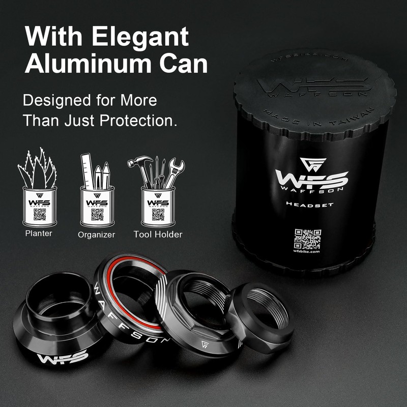 WFS AH.47 1 Inch Threaded Cycling Headsets Bearing External Cup,