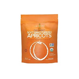 Amphora International All Natural Organic Soft Dried Turkish Apricots, 6 Oz Each (Single Pack)