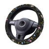 Cute Wildflower Steering Wheel Cover for Women, Universal Auto Steering