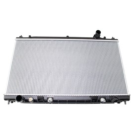 TRQ Radiator Assembly Aluminum Core Compatible with 16-22 INFINITI Q50 17-22 Q60 CU13630