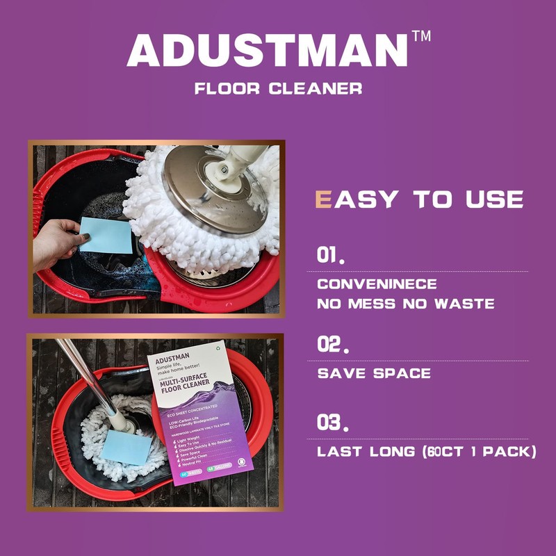 Eco Friendly Floor Cleaner Concentrated Biodegradable Cruelty-Free Hard-Surface Hardwood Laminate