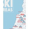New Hampshire Ski Resorts Map 11x14 Print (White & Light