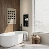 Qeke Stainless Steel Shower Niche 24" X 12", No Tile