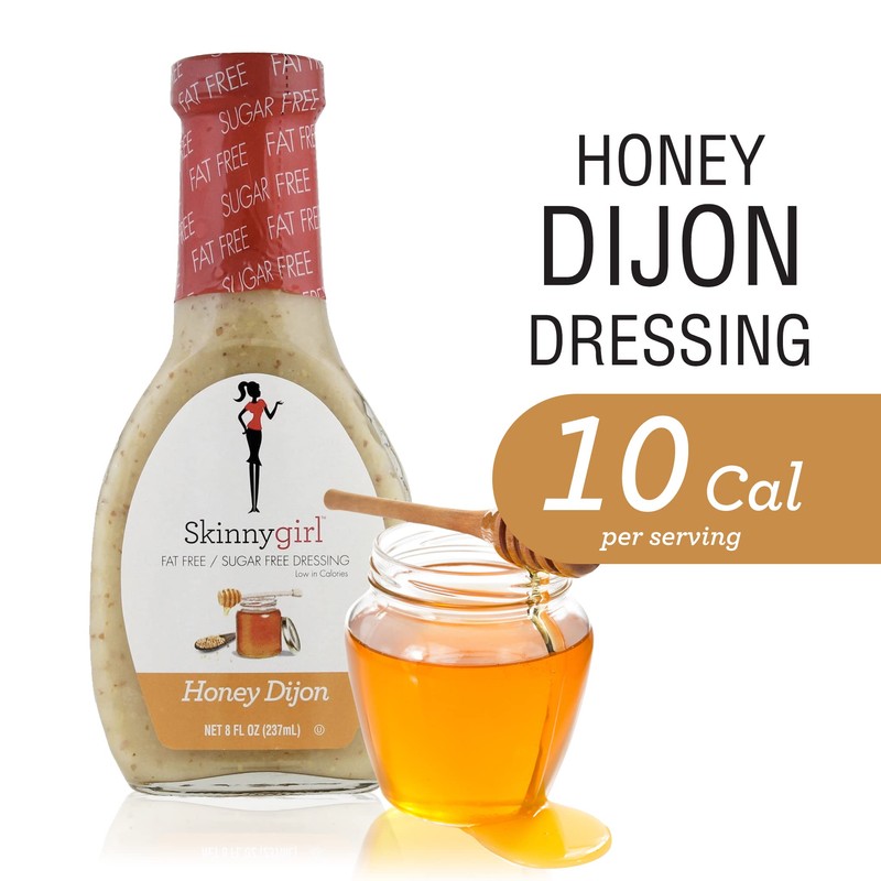 Skinnygirl Sugar Free Gluten Free Salad Dressing, Honey Dijon, 8