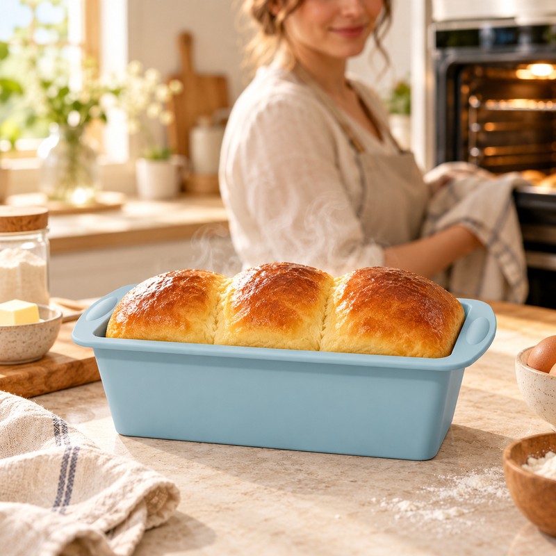 Silicone Baking Molds NonStick Rectangle Cake Pans Mini Loaf Pan