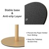 Gold Paper Towel Holder Countertop, Free-Standing Kitchen Roll Holder, Stainless