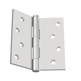 Hinges, 3 Pack Door Hinges Stainless Steel Hinges 4" Heavy Duty Ball Bearing Door Hinges with Square Corners Heavy Duty Hinges 3mm Thickness Exterior Door Hinges
