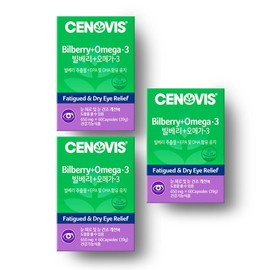 Senobis Billberry+Omega 3 x 3 sets / 세노비스 빌베리+오메가3 x 3개 세트