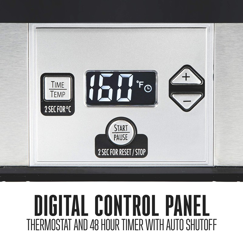 Weston Food Dehydrator Machine for Jerky, Fruit, Meat, Herbs, Vegetables,