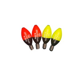 SRG Pole Floats Jigger Floats Pack of 4 (2 x 0.3 Red Tip / 2 x 0.3g Yellow Tip)