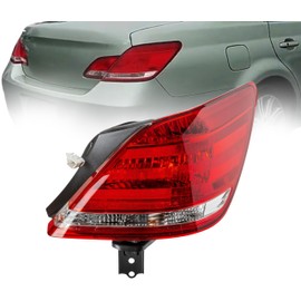 Replacement for Toyota Avalon Limited/XL/XLS 2005, 2006, 2007, 2010; Touring 2005, 2006, 2007 Sedan Halogen Tail Light Assembly With Bulb, Right Outer/Passenger Side, DOT&SAE, 81550-AC090, TO2805100