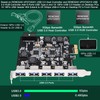 FebSmart Tarjeta de expansión de 7 puertos Superspeed 5Gbps USB