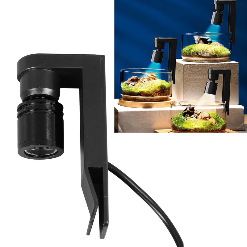 Mini Fish Tank LED Clip Light 360 Degree Rotatable Multifunctional