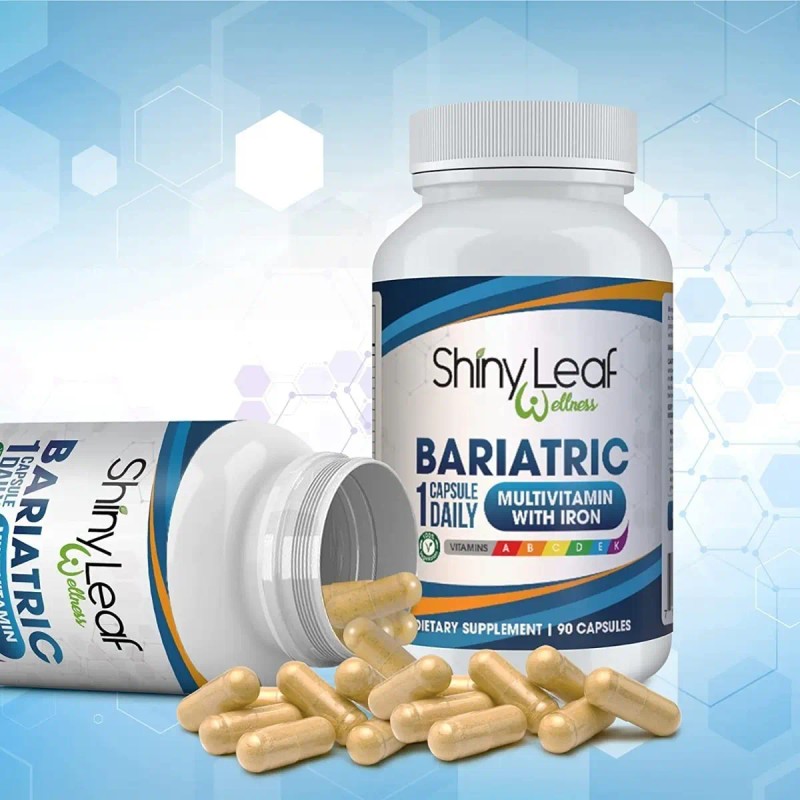 Multivitamínico Shiny Leaf Bariatrico Cirugía Hierro Cápsulas