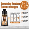 Men's Mustache & Beard Dye Shampoo Dark Brown, 3 in