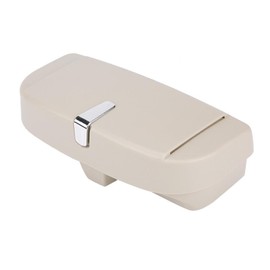 Visera de coche Estuche para gafas de sol Soporte para gafas para visera de sol Coche Versátil para automóvil Gafas de sol Estuche para almacenamiento Clip Estuche Organizador Caja Universal(Beige)