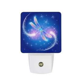Dragonfly Night Light, Fantasy Dragonfly Night Light Plug in Wall with Dusk to Dawn Light Sensors, LED Lamp Decor for Bedroom Hallway Nursery Kitchen Stairs, Gift for Women Boys Girls(Dragonfly)