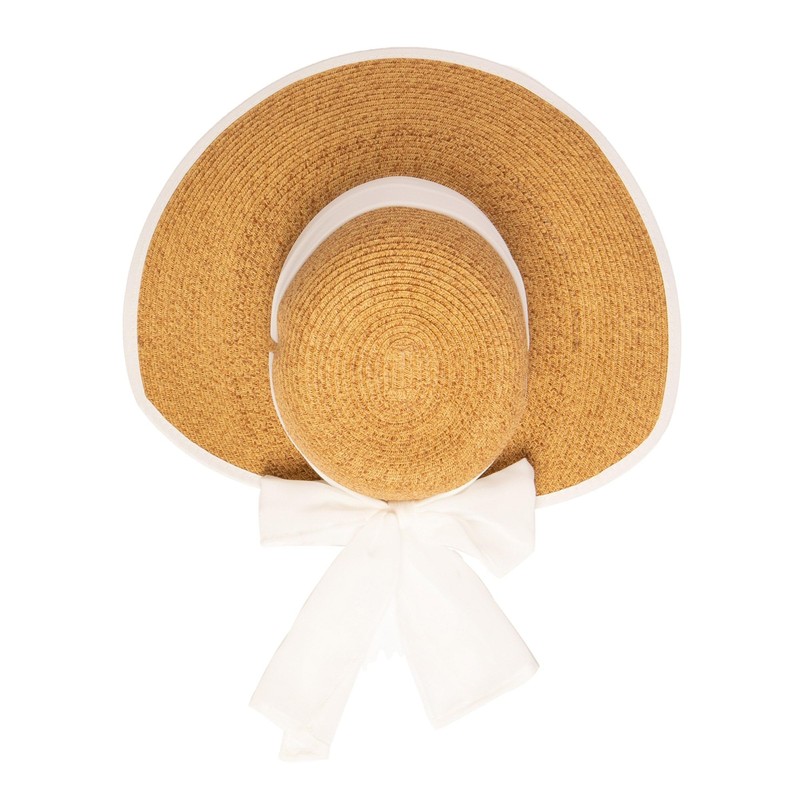Brunch Date - Ultrabraid Face Saver Sun Hat with Chiffon