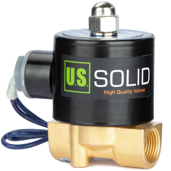 3/8" Electric Solenoid Valve 12-VDC, VITON Gasket, Air, Gas, Fuel Normally Closed