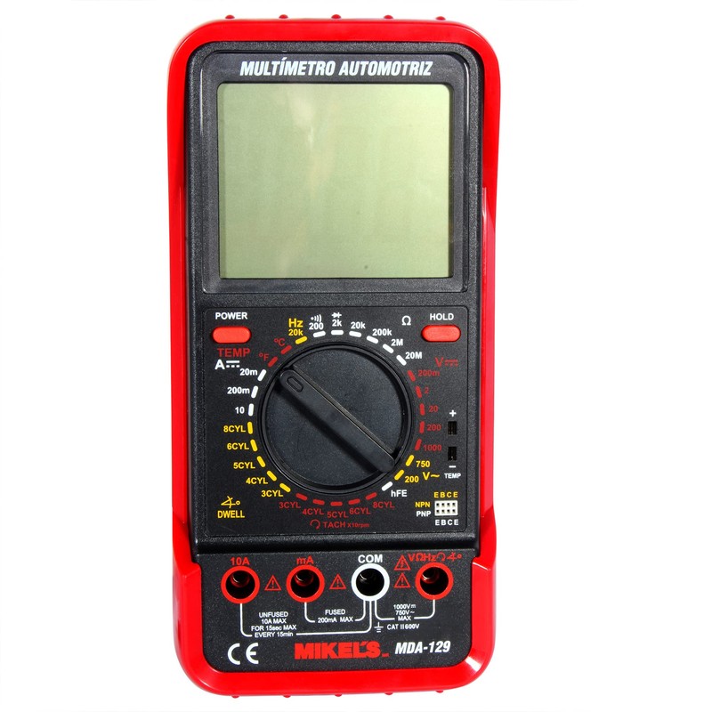 MIKEL´S Multímetro Digital automotriz