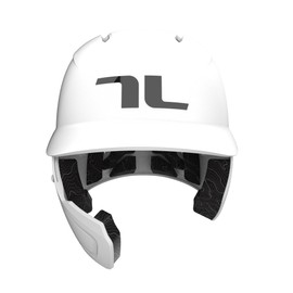 TUCCI Potenza Batting Helmet with Jaw Flap, S/M, Matte White, Left-Handed Hitter