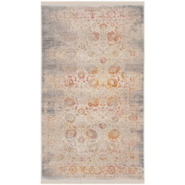 Safavieh Vintage Persian Collection VTP411C Oriental Distressed Area Rug, 3' x 5', Grey / Multi