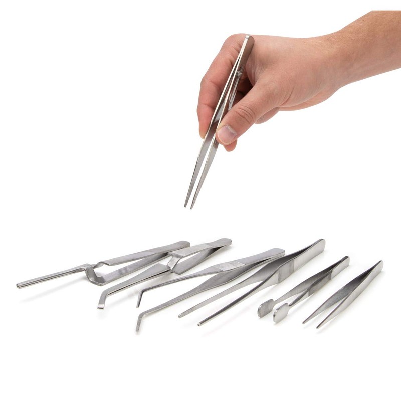 Steelman 05600 7-Piece Tweezer Set