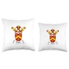 Broun Coat of Arms - Family Crest Throw Pillow