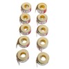 10pcs Soft Measuring Tape 60Inch 150cm Double Sided Colorful Clear