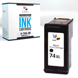 CMYi 74XL Black Replacement Ink Cartridge for HP DeskJet D4245, D4260, D4263, D4268, D4280, D4360, D4363, D4368, OfficeJet J5700, J5725, J5730, J5735, J5738, J574XL0, J575XL0, J5780, J5783, J5785