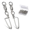AMYSPORTS Ball Bearing Swivel Trolling Snap Bearing Salkan Bearing Swivel