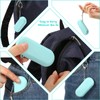 4 Set Silicone Straws with Case Reusable Straws Silicone Foldable