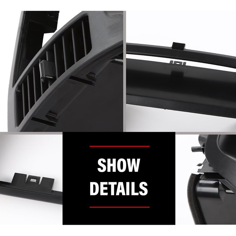 DOTCOM Upper Center Dash Trim Radio Bezel AC Air Vents