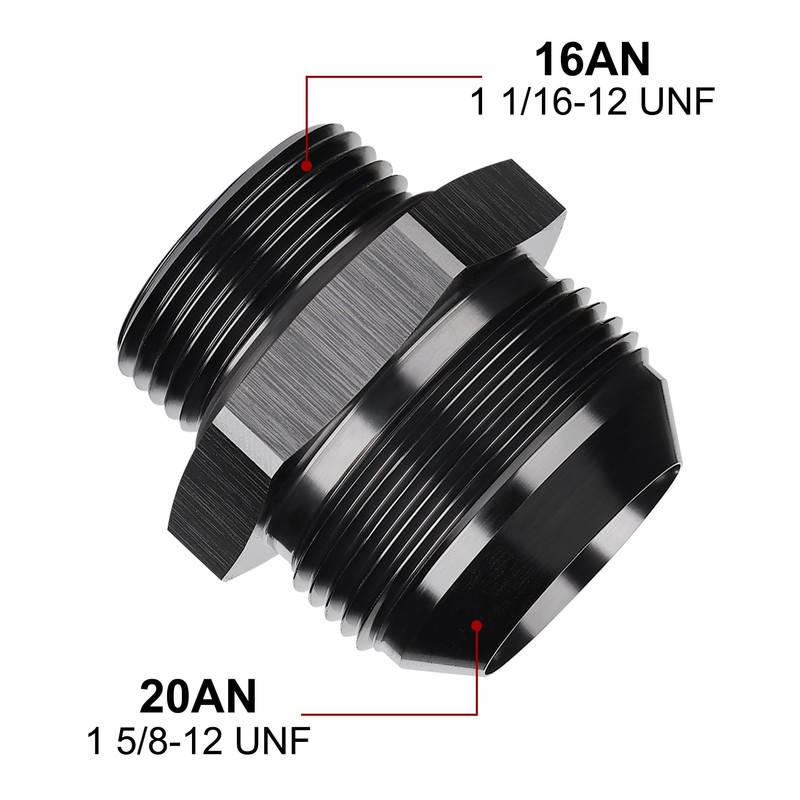 EVIL ENERGY 20AN Flare to AN16 ORB Male O-Ring Fitting