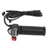 Electric Bicycle Gas Throttle Handle Throttle Grip with Battery Indicator