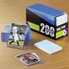 200 fundas para tarjetas duras, 3 x 4 portatarjetas (100